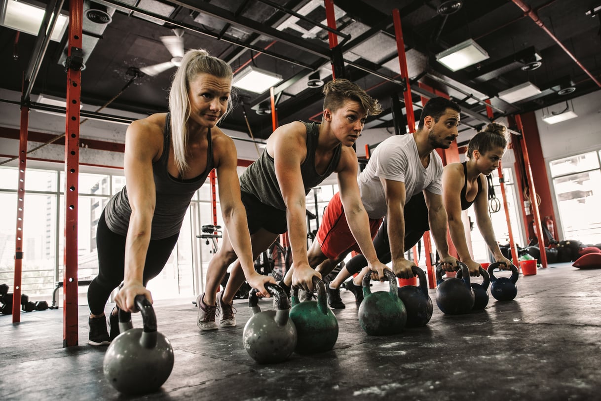 Functional Training Class Working Out